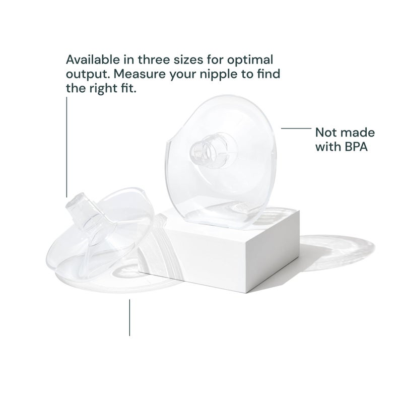 Willow Go - Hands Free Breast Pump - Wearable Breastfeeding Pump - Portable, Electric, Cordless, & 9 Levels of Hospital Grade Suction Strength - Postpartum Essentials - 24mm Flanges - 2pk - Image 2